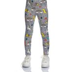 Lovetti Rainbow Unicorn Kız Çocuk Desenli Yazlık Tayt