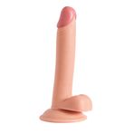 LOVEX Erotik Shop Realistik Dildo 20 cm Realistik Gerçekçi Yumuşak Dokuda Vantuzlu Pürüzsüz Yapay Penis Vibratör Bay Bayan Üniseks Kullanım İçin Medikal Silikon Cinsel Ürünler & Yetişkin Fantezi Oyuncakları
