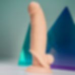 LOVEX Gerçekçi Penis Dokusunda 3 cm Uzatmalı Penis Kılıfı Testise Geçirmeli Dolgulu Uzatıcı Prezervatif - GİZLİ PAKETLEME