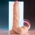 LOVEX Realistik Penisler 21 cm Gerçekçi Et Dokuda Testisli Yapay Erkek Penisi Vantuzlu Realistic Anal Dildo Vibratör Çeşitleri Kadın için Yumuşak Medikal Silikon Kalin Penis Yapay Erkek Cinsel Organı - GİZLİ PAKETLEME