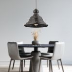 Lovisa Siyah Mermer Desenli Modern Tekli Cafe,restoran İçin Uygun Retro Genç Odası Avize
