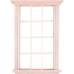 Lovoski 1:12 Ham Ahşap Pencere Çerçevesi Dollhouse Minyatürleri Dıy Dekorasyon Aksesuarları (Yurt Dışından)