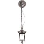 Lovoski 1:12 Vintage Metal Tavan Lambası Tel Dekor Siyah ile LED Gece Lambası Modeli (Yurt Dışından)