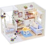 Lovoski 1:24 Dıy Dollhouse ile / Mobilya, 3D Ahşap Özlü Tarzı Yavru Kedi Modeli (Yurt Dışından) - Renkli