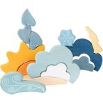 Lovoski 13 / Set Ahşap Blok Bina Mavi Hava Blokları Istifleme Istifleyici Şekli Maç Bebek Gelişimi Montessori Dıy Oyuncaklar Oyun Hediye Toddler 3 Yaş Için Oyun Yukarı - Desenli (Yurt Dışından)