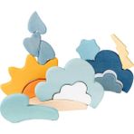 Lovoski 13 / Set Ahşap Blok Bina Mavi Hava Blokları Istifleme Istifleyici Şekli Maç Bebek Gelişimi Montessori Dıy Oyuncaklar Toddler 3 Yaş Için Oyun Hediye Oyna - Yok Desen Yok (Yurt Dışından)
