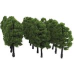 Lovoski 20 Adet Ho Model Ağaçlar Tren Demiryolu Diorama Bina Sahne 3.54 "koyu Yeşil (Yurt Dışından)