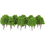 Lovoski 20 Adet Plastik Model Ağaçları N Ölçekli Tren Düzeni Wargame Manzara Diorama (Yurt Dışından) - Renkli
