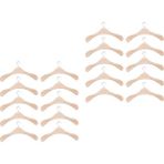 Lovoski 20 x Bebekler Woodencyes Askı Ceket Elbise Giysi Organizatör Bjd SD17 Için (Yurt Dışından) - Renkli