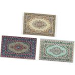 Lovoski 3x1 / 12 Retro Türk Stil Halı Alan Halı Bebekler Ev Odası Bahçe Dekor Için (Yurt Dışından) - Renkli