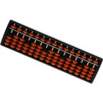 Lovoski 5 Çubuklar Plastik Boncuk Sütun Abaküs Soroban Hesaplama Aracı Öğrenme Yardım Brown 1 (Yurt Dışından) - Renkli