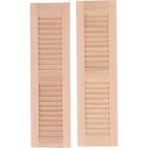 Lovoski 6 Pairs El Yapımı 1/12 Dollhouse Mobilya Ahşap Kepenkler Kör Pencere Dıy (Yurt Dışından) - Renkli