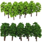 Lovoski 8cm 1: 150 Ölçekli Yeşil Model Ağaçları Demiryolu Wargame Diorama Peyzaj Manzarası (Yurt Dışından)