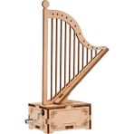 Lovoski El Yapımı Arp Şekli Müzik Kutusu Ahşap El Krank Müzik Kutusu Çocuk El Sanatları Hediyeler (Yurt Dışından) - Renkli