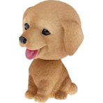 Lovoski Reçine Obble Kafa Köpek Heykelcik Oyuncak Ev / Araba Dekor Golden Retriever B (Yurt Dışından)