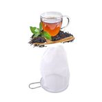 LOVYCO Beyaz Fileli Çay Süzgeci 12 CM