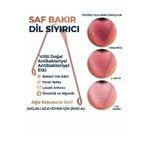 LOVYCO Dil Temizleme %100 Saf Bakır Temizlik Aleti Dil Fırçası Dil Kaşığı,dil Sıyırıcı
