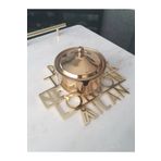 LOVYCO Gold Kapaklı Şekerlik,baharatlik Sunumluk