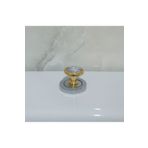 LOVYCO Gold Kristal Taşlı Klozet Basma Buton Düğmesi Kulp, Kalp Klozet Kapağı Kulbu Sifon Tuşu
