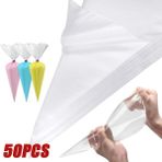 Lovyco Kullan At Krema Sıkma Torbası Seti - 50 Adet ( 1 Paket )