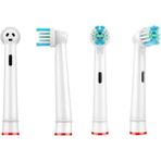 Lovyco Oral-B Pro 750 Siyah Şarj Edilebilir Diş Fırçası - Yedek Diş Fırçası Kafaları - Elektrikli Diş Fırçası ve Şarjlı Diş Fırçası 4 Adet Başlık