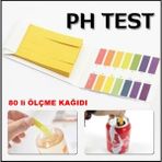 Lovyco Ph Metre Test Ölçme Turnusol Kağıdı 80 Li Kolay Kullanım ile 15 Saniyede Sonuç