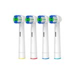 LOVYCO Şarjlı Diş Fırçası Oral B Uyumlu Braun Elektrikli Diş Fırçası Ve Şarjlı Diş Fırçası 4 Adet Başlığı