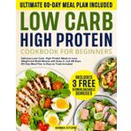 Low Carb High Protein Cookbook for Beginners: Delicious Low-Carb, High-Protein Meals to Lose Weight and Build Muscle with Ease in Just 28 Days | 60-Day Meal Plan to Stay on Track Included