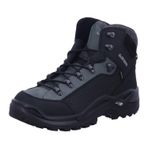 LOWA Renegade Warm GTX Mid erkek kışlık yürüyüş botu, Siyah, gri., 43 EU