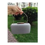 lowell bag Lowell Home Gümüş Simli Abiye Çanta