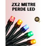 Lowell Home Ieg 8 Modlu Zaman Ayarlı LED Perde Işık – Bahçe ve Balkon Dekorasyonu RSIEG14544-LWLHM - 1 m - 00 Beyaz