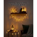 Lowell Home Ieg Altın Fener Detaylı Pilli Ramazan LED Işık Ev Dekorasyonu RSIEG14544-LWLHM - 1 m - 00 Beyaz