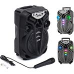 Lowell Home Ieg AO-835-832 Karaoke Mikrofonlu Wireless Hoparlör - Speaker Işıklı USB Şarjlı Dc 5V - Tf - Au - 1