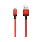 Lowell Home Ieg Hoco X14 Iphone 14-13-12-11 USB Data ve Hızlı Şarj KABLOSU-(5775) RSIEG14544-LWLHM - Kırmızı