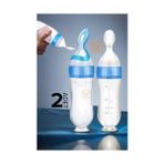 Lowell Home Ieg Kaşıklı Mama Silikon Biberon 2 Adet 719715 LWLHN-RSIEG324 - Renkli