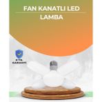 Lowell Home Ieg Tasarruflu Pervane LED Ampül 4 Kollu 60 Watt Geniş Alan Aydınlatma RSIEG14544-LWLHM - 1 m - 00 Beyaz