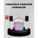 Lowell Home Ieg Taşınabilir Karaoke Hoparlör Bluetooth 5.0 ve Çift Mikrofonlu RSIEG14544-LWLHM