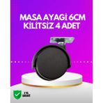 Lowell Home Masa ve Koltuk Için Kilitsiz Tekerlek Seti 6 cm - LO0029-5YXQD7 - Çok Renkli