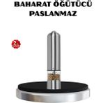 Lowell Home Modern Otomatik Baharat Öğütücü Seti – Pilli, Paslanmaz Çelik, LED Aydınlatmalı