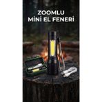 Lowell Home Taşınabilir Metalik LED El Feneri Uzun Pil Ömürlü Kamp Aracı