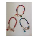 Loyal Friend Store kedi tasma kolye 3 lü set kilim desenli bohem süper set