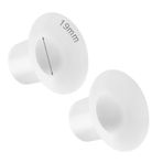 LOZAEVE 19 mm Silikon Flanş Ekleme | 24 mm Elastik Ucu Tünelini 19 mm'ye kadar azaltır | Spectra, Momcozy S9 S10 S12, Willow go Flanş Uçları, Medela, Freemie Göğüs Pompası Ekleme Kalkanları, 2 ADET