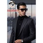 Lozzo Erkek Yekpare Siyah Polarize Güneş Gözlüğü 23060 C2 P Yeşil Cam