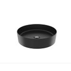 LP145-00SM Loop Yuvarlak Çanak Lavabo 45 cm Mat Siyah