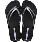 lpanema Women's Ipanema Bossa Soft V Fem parmak arası terlik, Siyah, 37 EU