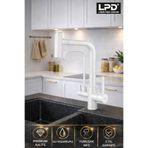 LPD LİDER SPİRALLİ ARITMALI MUTFAK BATARYASI BEYAZ