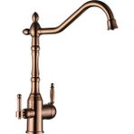 Lpd Se Borulu Arıtmalı Mutfak Eviye Lavabo Bataryası - Rose Gold