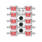 Lpg Otogaz Filtresi 12x12 10 Ad. Cangas,zavolli,atiker,akl,ads Uyumlu 3 Kapak+2 Kelepçe