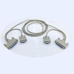 Lpt 25pin+9 Pin Com Seri Port Kablo 2 Ucu Lpt+rs232 Kablo 3m