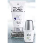 LR MICROSILVER PLUS kepek önleyici şampuan + LR MICROSILVER PLUS Deo Roll-on 2 li SET